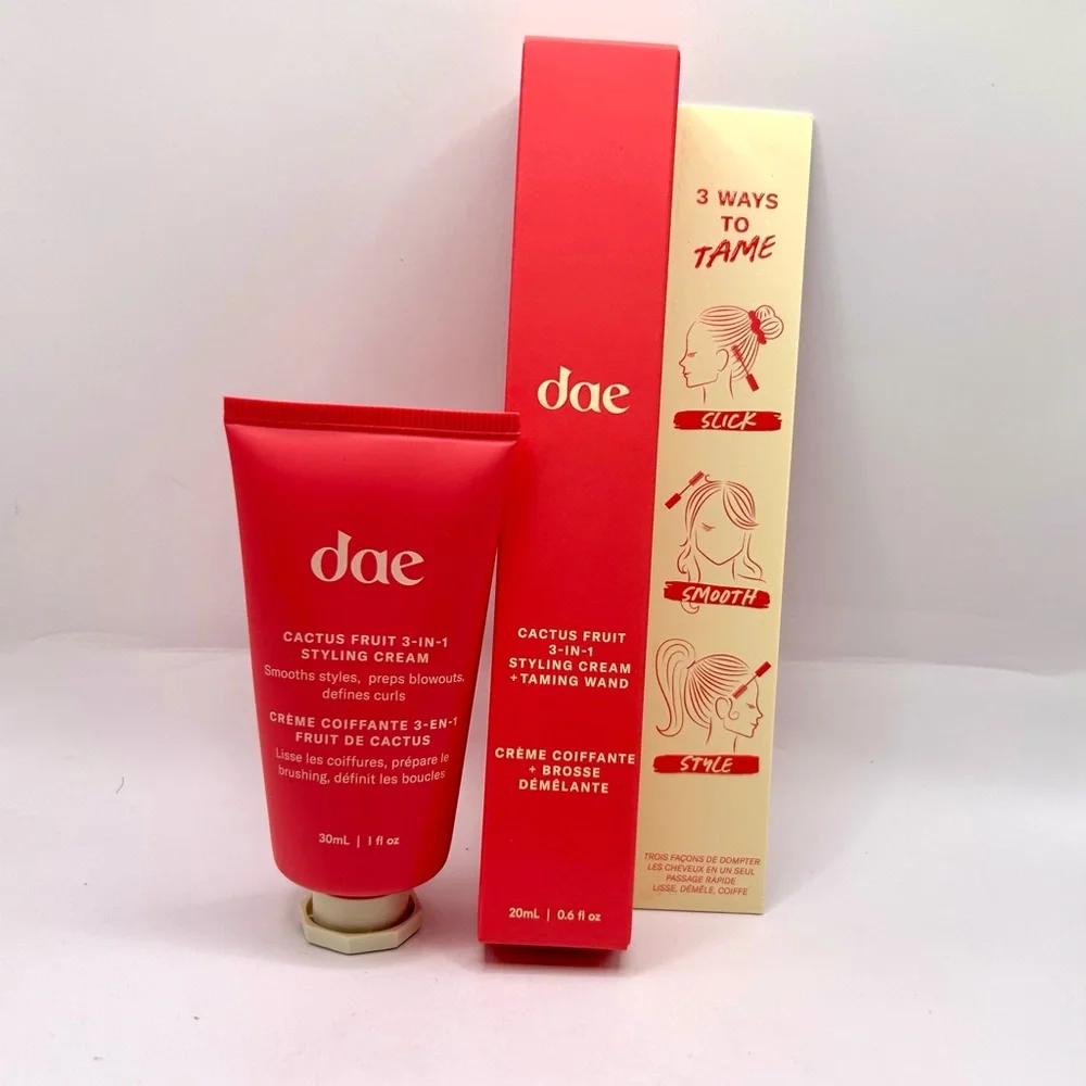 dae Cactus Fruit 3-in-1 Styling Cream + Taming Wand Set BNIB Travel Hair Duo - Picture 1 of 1
